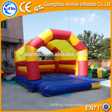 Mini air bouncer inflable trampolín inflable rebote cama